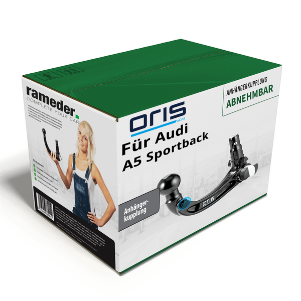Oris AnhäNgerkupplung Abnehmbar 052703 für Audi A5 Sportback 07.2007-01.2017 AHK-image