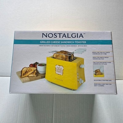 Nostalgia Grilled Cheese Sandwich Toaster Newwith Toster Baskets