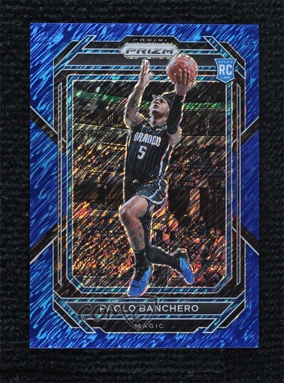 2022-23 Panini Prizm FOTL Blue Shimmer 27/35 Paolo Banchero #249 19fe