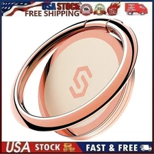Syncwire Cell Phone Ring Holder Stand, 360 Degree Rotation 1 Pack, Rose Gold 