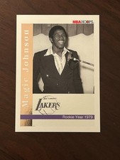 1992-93 NBA Hoops - Magic Johnson NBA Lakers HOF