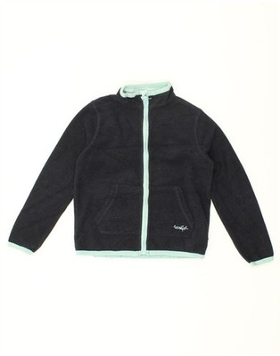 WEIRD FISH Jungen Trainingsanzug Oberteil Jacke 9-10 Jahre dunkelblau Polyester CC13