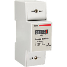 CONTATORE ENERGIA ELETTRICA MONOFASE CORRENTE 80A GUIDA DIN VEMER VE799000