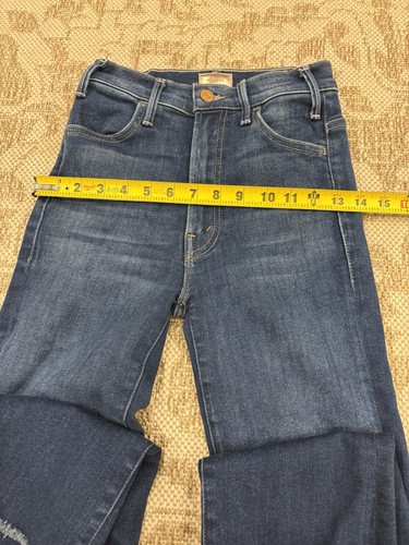 Girls Teens Pants Mother Jeans The Hustler Ankle Fray Womens jeans Size 23 Denim - Picture 9 of 24