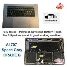 MacBook Pro A1707 15" 2016 2017 Top Case Battery Keyboard Trackpad touchbar B