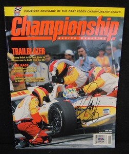 KENNY BRACK Signed Championship Racing Magazine PSA/DNA