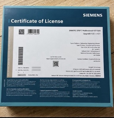 Siemens SIMATIC STEP 7 Professional V21 Floating License Neu OVP