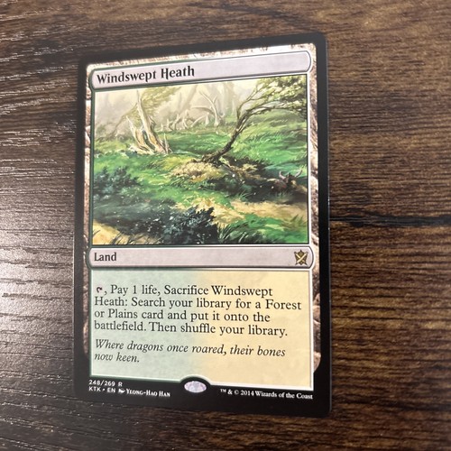 MTG Magic The Gathering Windswept Heath Khans Of Tarkir Fetchland