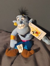 New Disney World Vintage Bean Bag 8" Genie From Aladdin Collectible Toy