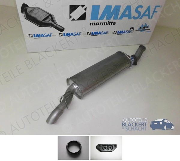 Imasaf ESD Auspuff Endtopf für Lancia Dedra 2.0+I.E+Turbo+Hf+Integrale + ZubehöR-image
