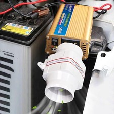 Dc House 4 Electric In-line Marine Bilge Air Boat Blower 270 Cfm 270cfm