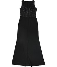 Ralph Lauren Womens Zorea Gown Dress, black, 10