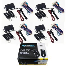 A15 Keyless Entry Car Alarm Security System 2 Key Fob 4 Door Locks