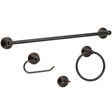 800 Series 4 Piece Oil Rubbed Bronze Bathroom Hardware Set
