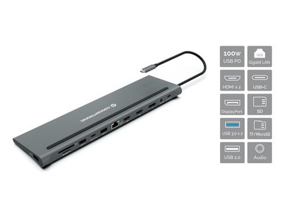Conceptronic DONN17G Notebook Dock/Port Replicator  Wired Usb 3.2 Gen 1 (3.1 ~E~