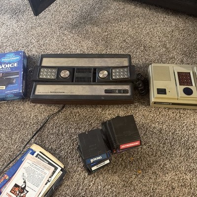Mattel Intellivision 1&2 Console BIG Bundle With Games/Accesories