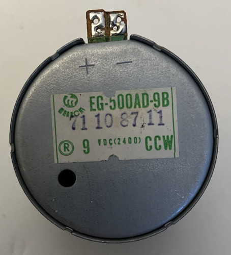 Mabuchi EG-500AD-9B DC 9V 2400 RPM CCW Cassette Transport Motor