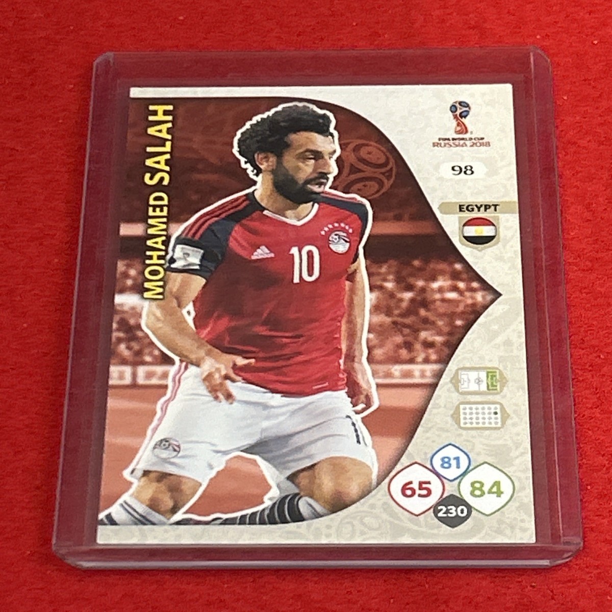 2018 Mohamed Salah Panini Adrenalyn XL World Cup Russia #98 | eBay