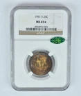 MS65* STAR 1951-S Washington Quarter CAC NGC Beautifully Toned *2654