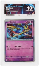 Ace 10 Zacian 015 Phantasmal Flames STAFF Stamp Promo Gem Mint Pokemon