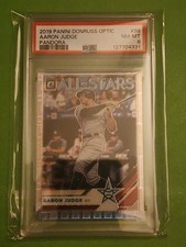 2019 Panini Donruss Optic - All-Stars Aaron Judge #98 Pandora Prizm 11/99 PSA 8