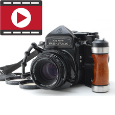   Near Mint w/Grip  Pentax 6x7 67 TTL Finder SMC Takumar 6x7 90mm f2.8 lens JAPAN