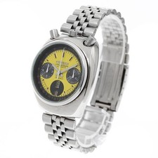 Citizen Tsuno Chronograph 4-901134K Automatic Yellow/Black Dial 37mm Men's Watch