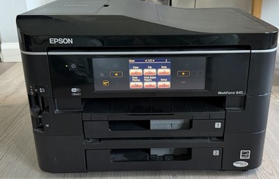Epson Workforce 845 All in One Color Printer Wi-Fi Ethernet USB