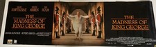 VINTAGE LARGE MADNESS OF KING GEORGE FILM BANNER POSTER ORIGINAL 1990&rsquo;S BRITISH