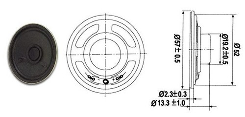 Haut-Parleur Miniature 1W 8 Ohm - 77mm - Qualité Audio Fiable Pour Projets DIY