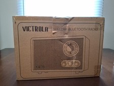 Victrola Retro Wood FM/AM Radio with Rotary Dial model VRS-2800-ESP-SDF