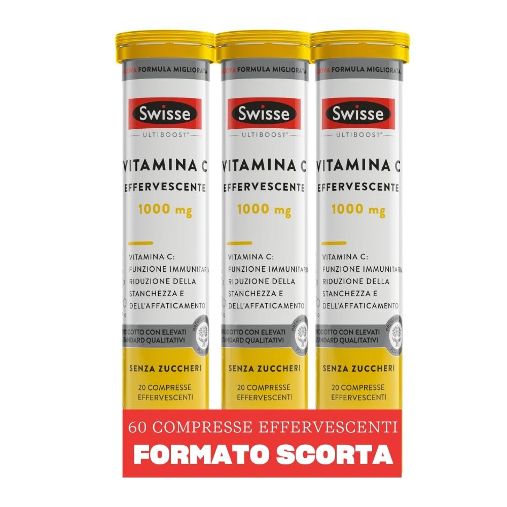Vitamina C 1000 mg: High Potency Vitamin C Effervescent Supplement