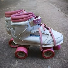 Chicago Girls Sidewalk Roller Skate - White Youth Quad Skates - Size 4 116