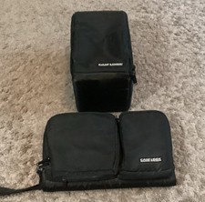 Lot Of 2 Case Logic 15 CD Case w Handle 24 CD Wallet Storage Travel Case Black