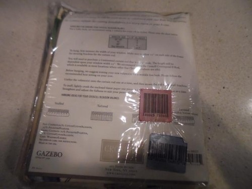 Croscill Gazebo Botanica valance 92" x 18" new in package ~ low fast shipping! - Picture 2 of 3