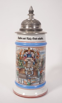 Vintage Rastal Bierbrauer Erinnerungskrug Hopfen und Malz Gott erhalt's 0,5 L