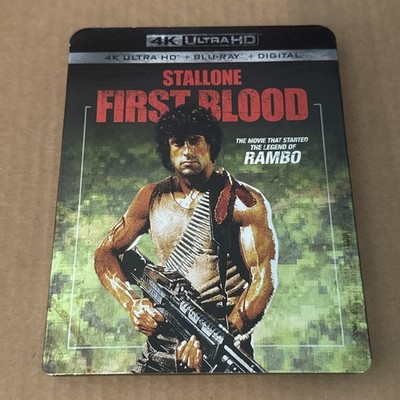 Rambo: First Blood 4K/Blu-ray Set Sylvester Stallone w/Slipcover RARE OOP