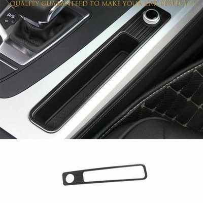 Fit For Audi Q5 2018-2024 Black Titanium Volume Adjustment Frame Cover Trim 1PCS