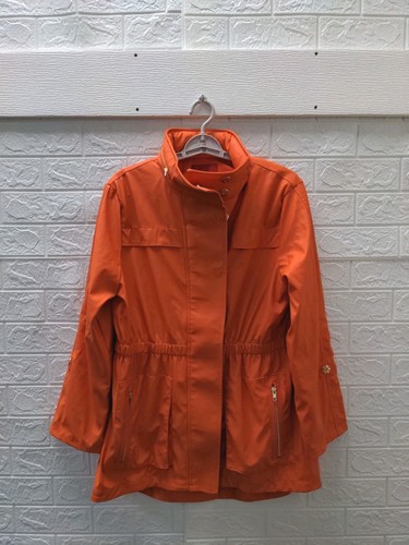 New Ciao Milano Anna Waterproof Jacket Orange Sz M