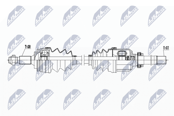 NTY Antriebswelle NPW-PE-037 FüR Peugeot-image