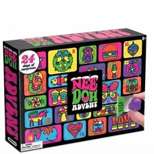 Nee Doh Advent 24 Days of Surprises Mystery Calendar Collectible Toy Set