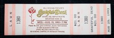  Grateful Dead Untorn Ticket Wednesday August 25th 1993 Shoreline Amphitheater