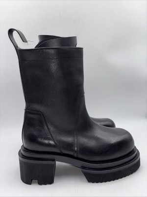 RickOwens Beatle Bogun Leather Boots 44