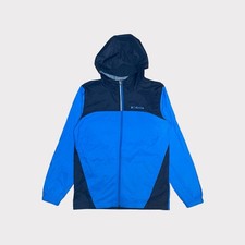 Columbia Black and Blue Windbreaker Jacket