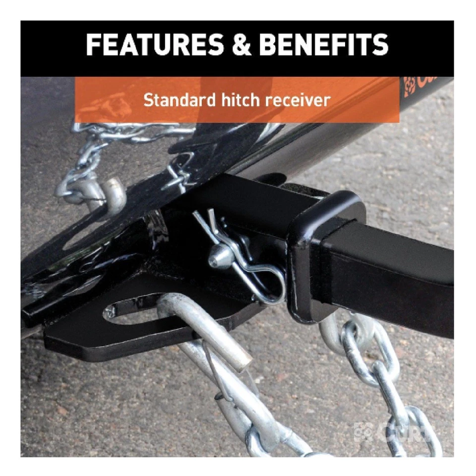 Curt Class 2 Trailer Hitch 12137 for 1984-2001 Jeep Cherokee Foto 3 de 4