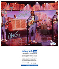 ‘Caamp’ Band Signed 8x10 Photo 'Evan, Matt, & Joseph' Indie Folk ACOA