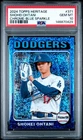 2024 Topps Heritage Chrome Shohei Ohtani #371 PSA 10 GEM Blue Sparkle Refractor