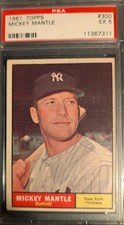 1961 Topps - Mickey Mantle #300 PSA 5
