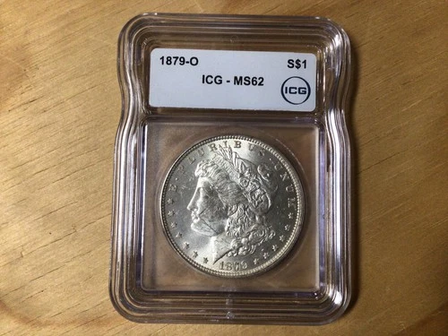 1879 o morgan silver dollar ICG MS62  037