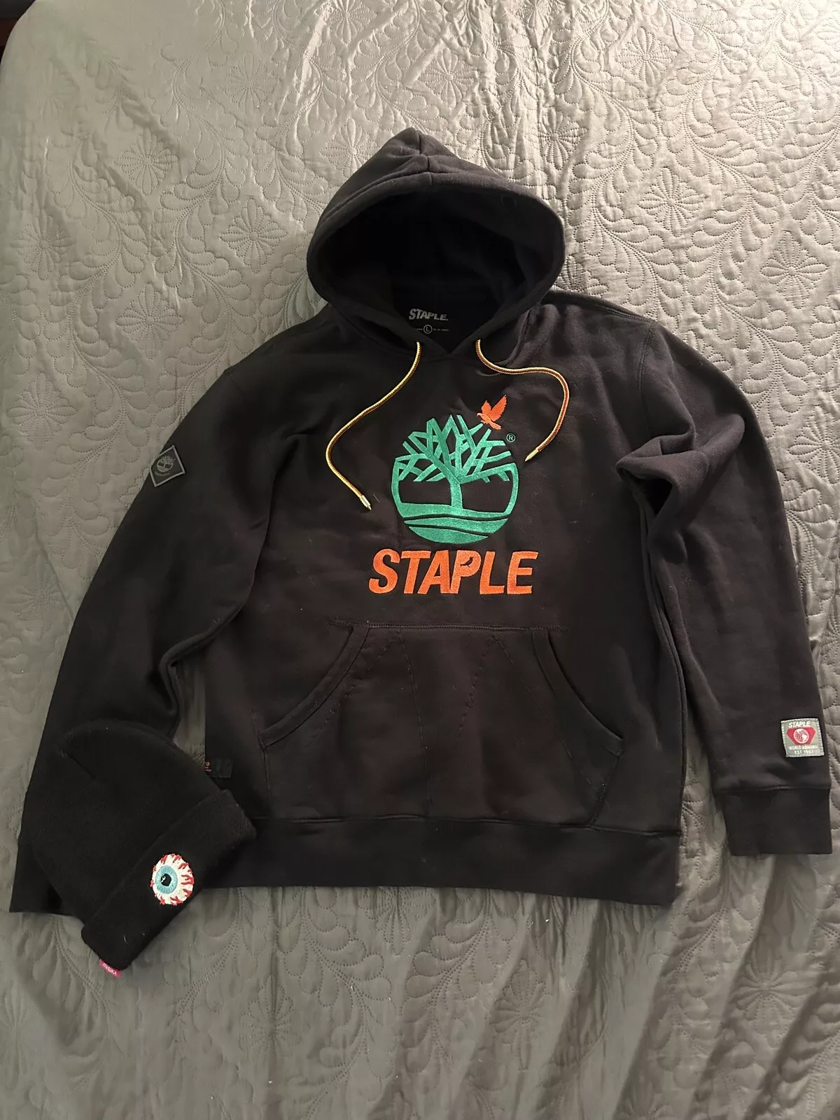 Sweat à capuche vintage OG Staple x Timberland Mishka Beanie Kith Undefeated Supreme